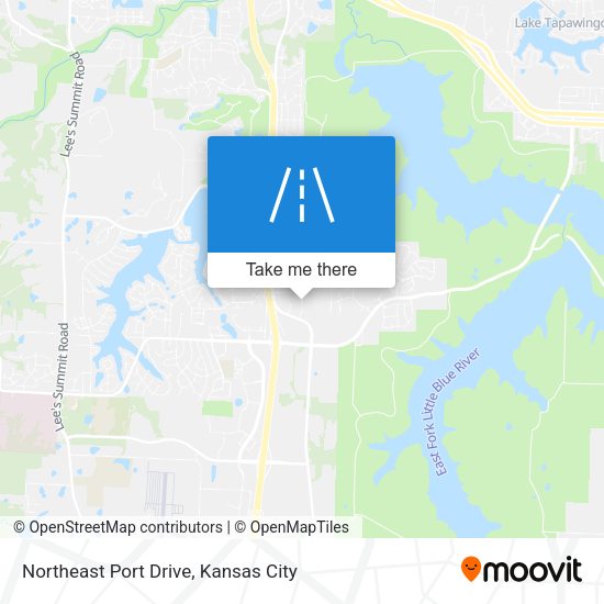 Northeast Port Drive map