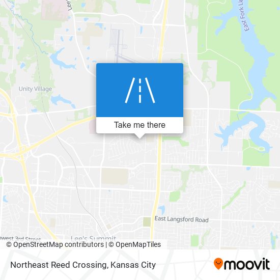 Northeast Reed Crossing map