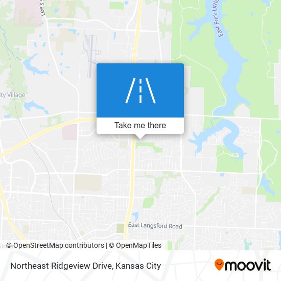 Northeast Ridgeview Drive map