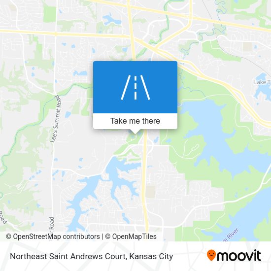 Northeast Saint Andrews Court map