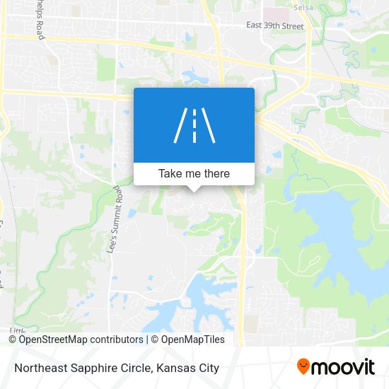 Northeast Sapphire Circle map