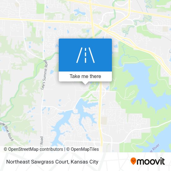 Mapa de Northeast Sawgrass Court