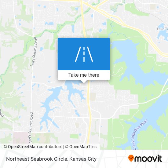 Northeast Seabrook Circle map