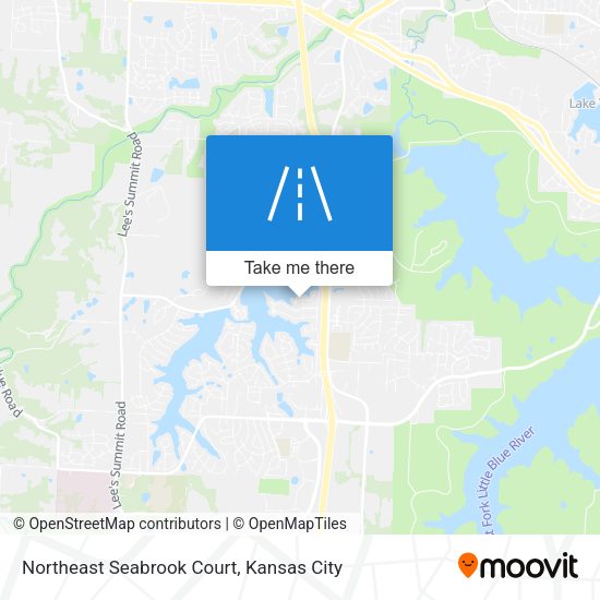 Northeast Seabrook Court map