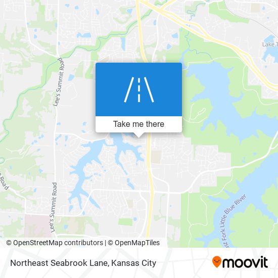 Northeast Seabrook Lane map