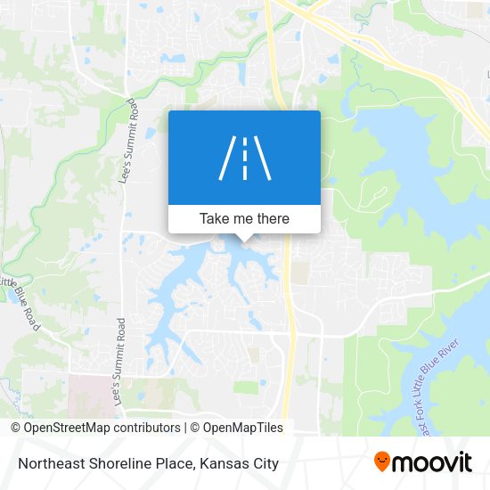 Northeast Shoreline Place map