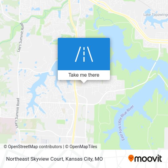 Mapa de Northeast Skyview Court