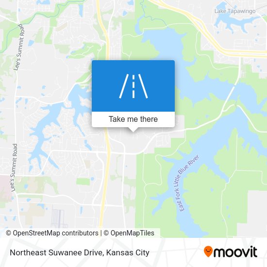 Northeast Suwanee Drive map