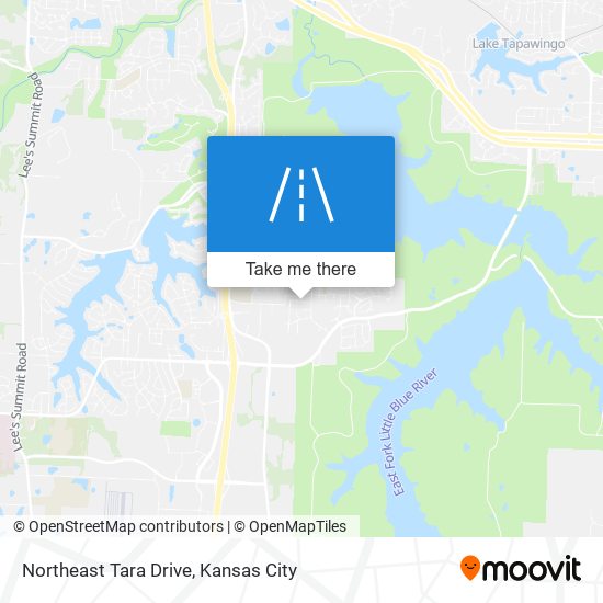 Northeast Tara Drive map