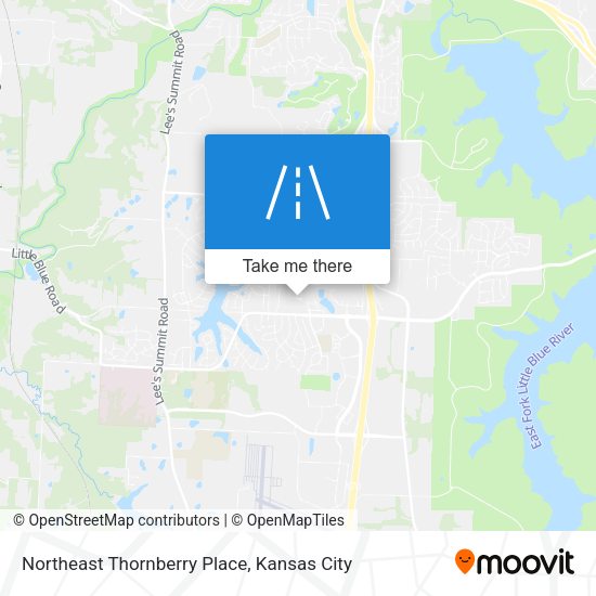 Northeast Thornberry Place map