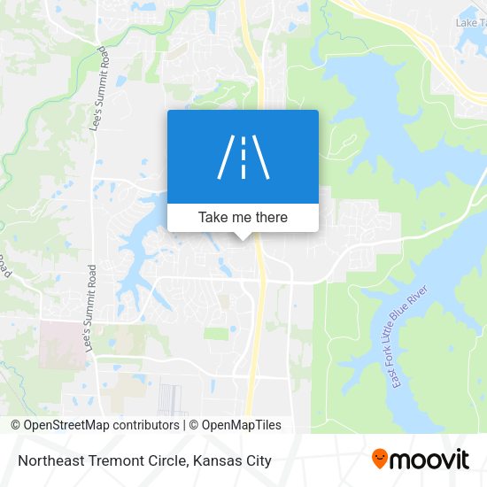Mapa de Northeast Tremont Circle