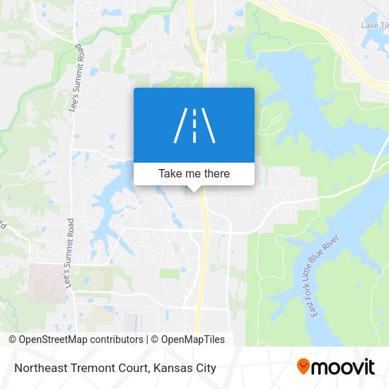 Mapa de Northeast Tremont Court