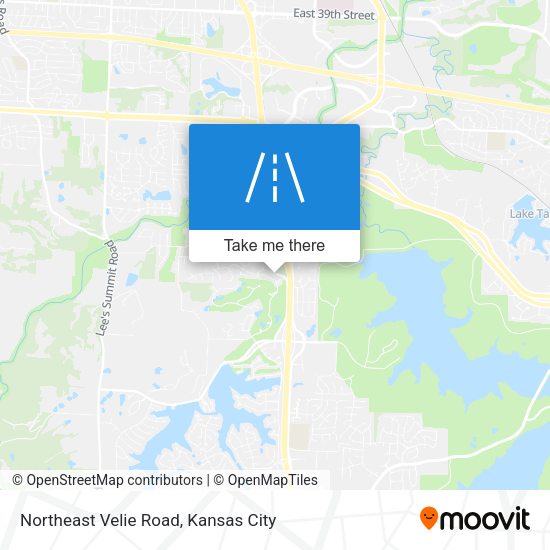 Northeast Velie Road map