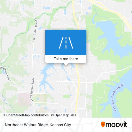 Northeast Walnut Ridge map