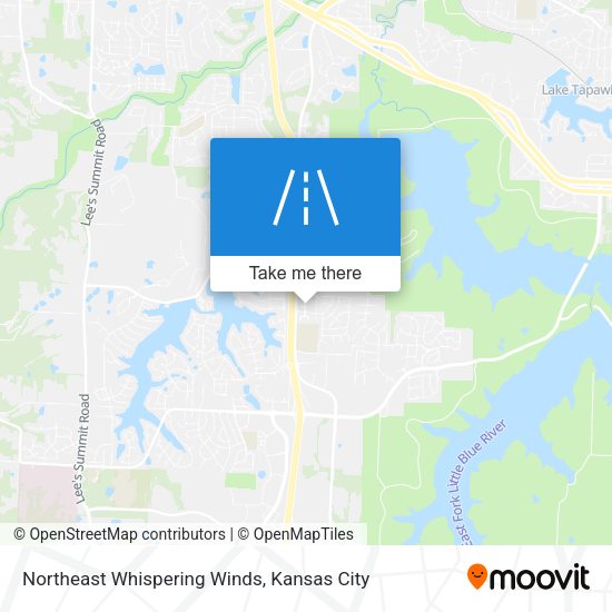 Northeast Whispering Winds map