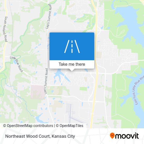 Mapa de Northeast Wood Court