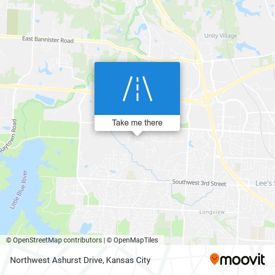 Mapa de Northwest Ashurst Drive