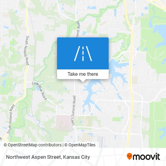 Northwest Aspen Street map