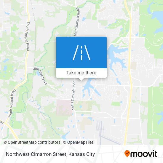 Northwest Cimarron Street map