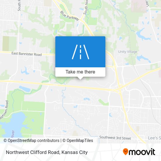 Northwest Clifford Road map