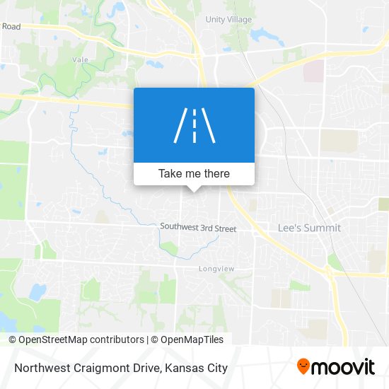 Northwest Craigmont Drive map