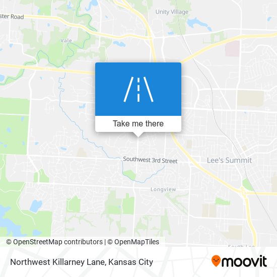 Mapa de Northwest Killarney Lane