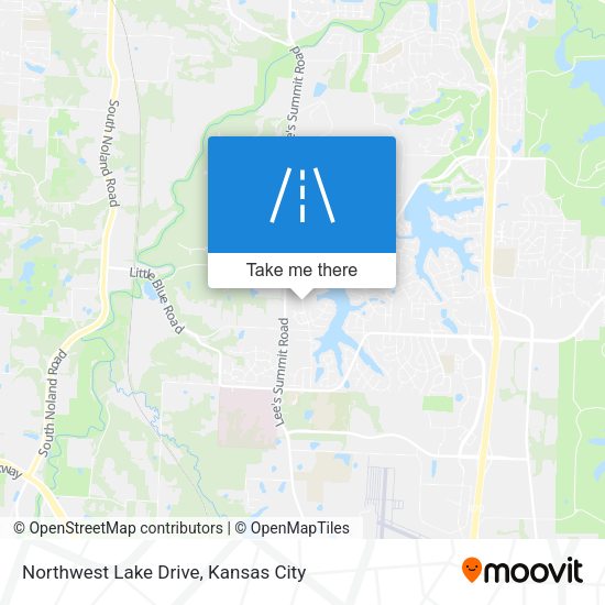 Northwest Lake Drive map