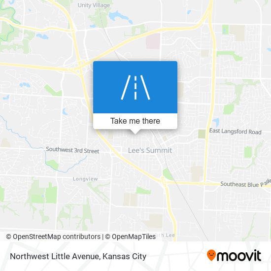 Mapa de Northwest Little Avenue