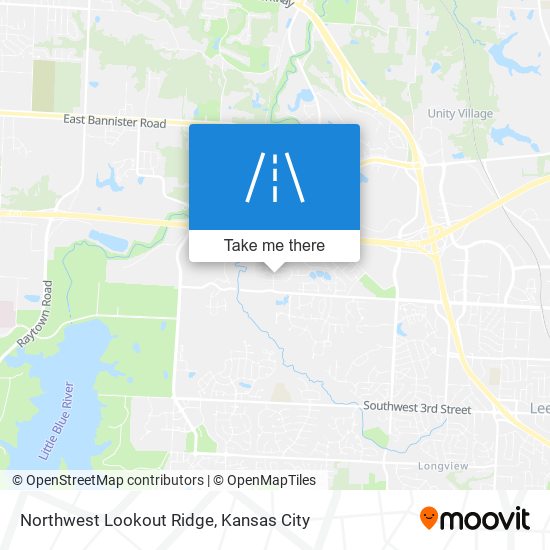 Northwest Lookout Ridge map