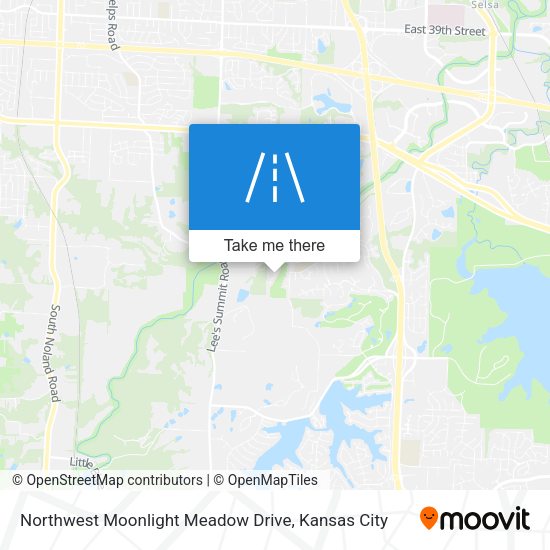 Northwest Moonlight Meadow Drive map
