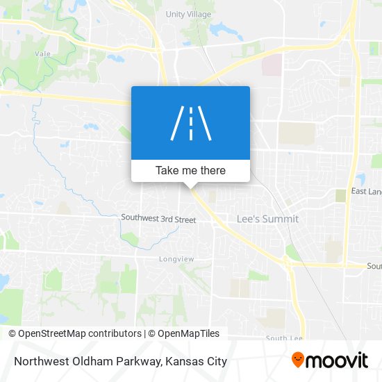 Northwest Oldham Parkway map