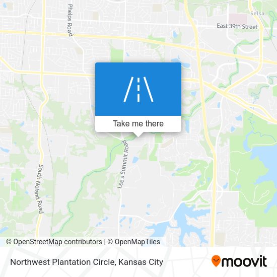 Northwest Plantation Circle map