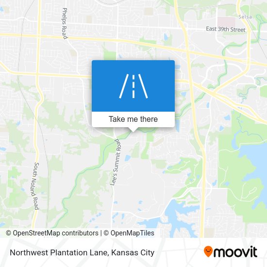 Mapa de Northwest Plantation Lane