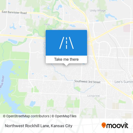 Northwest Rockhill Lane map