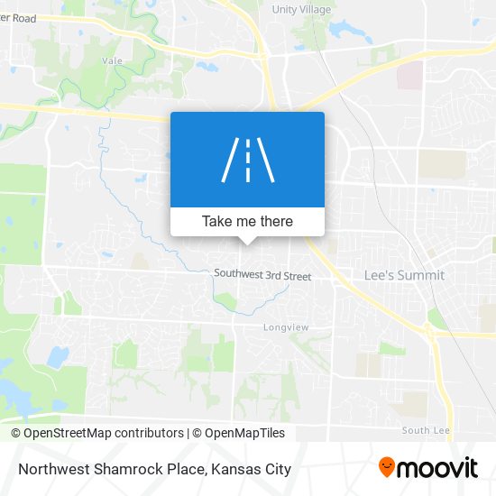 Northwest Shamrock Place map