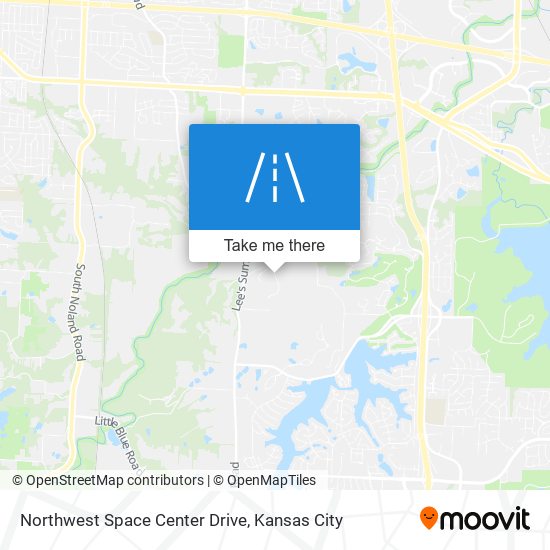 Mapa de Northwest Space Center Drive