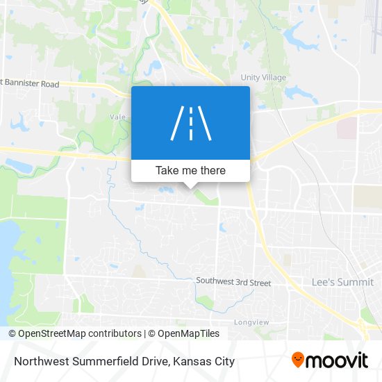 Northwest Summerfield Drive map
