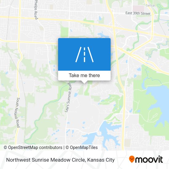 Northwest Sunrise Meadow Circle map