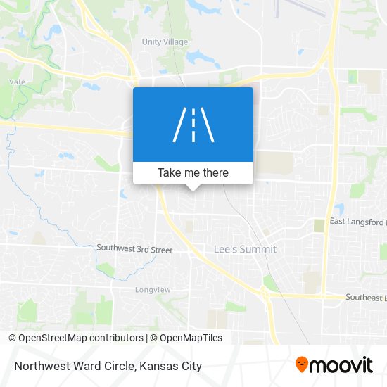 Mapa de Northwest Ward Circle