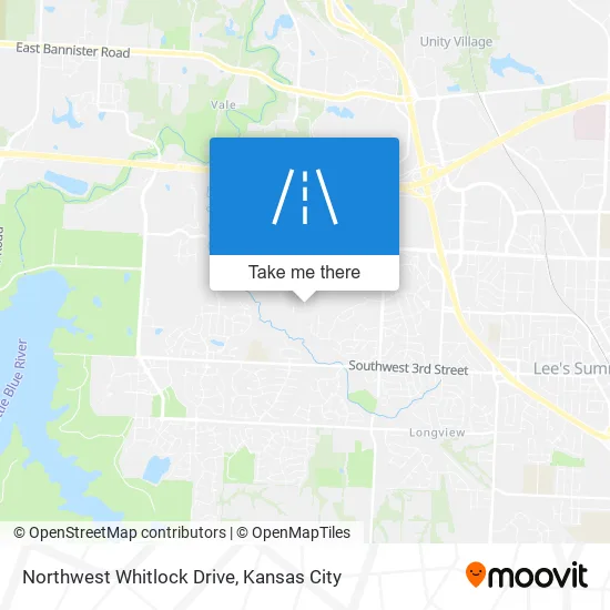 Northwest Whitlock Drive map