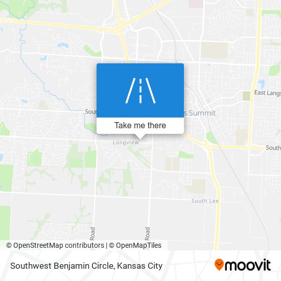 Mapa de Southwest Benjamin Circle