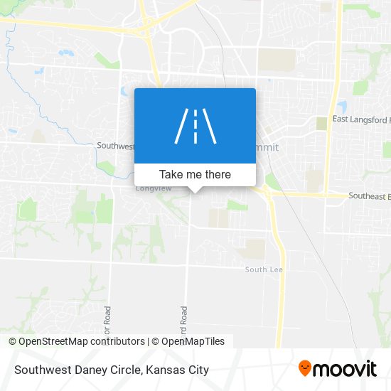 Southwest Daney Circle map