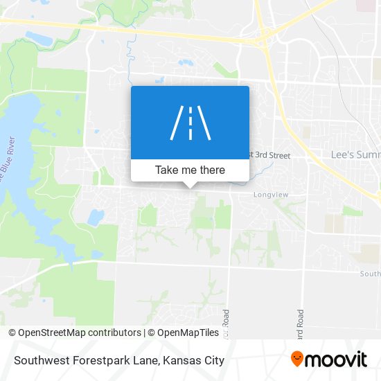 Mapa de Southwest Forestpark Lane