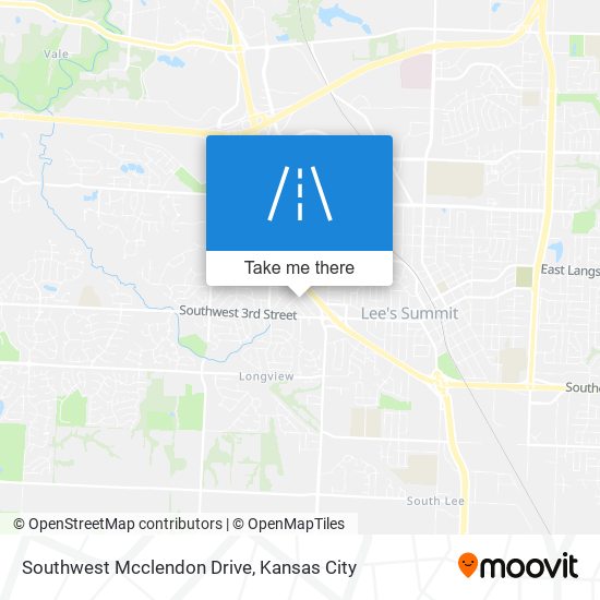 Mapa de Southwest Mcclendon Drive