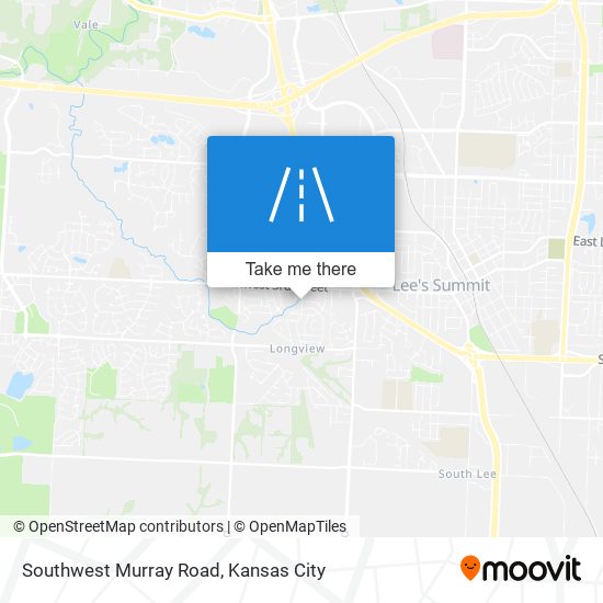 Southwest Murray Road map