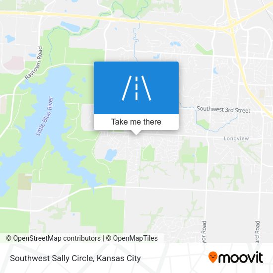 Mapa de Southwest Sally Circle