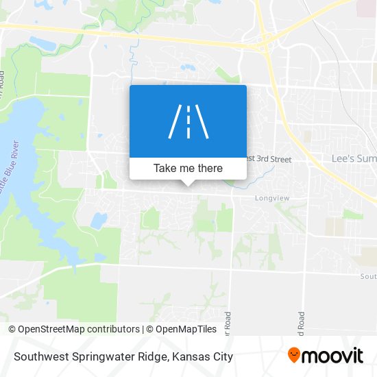 Southwest Springwater Ridge map