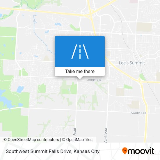 Mapa de Southwest Summit Falls Drive