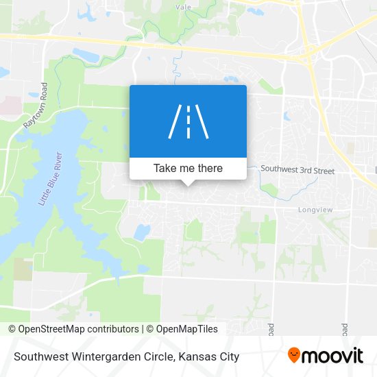Mapa de Southwest Wintergarden Circle