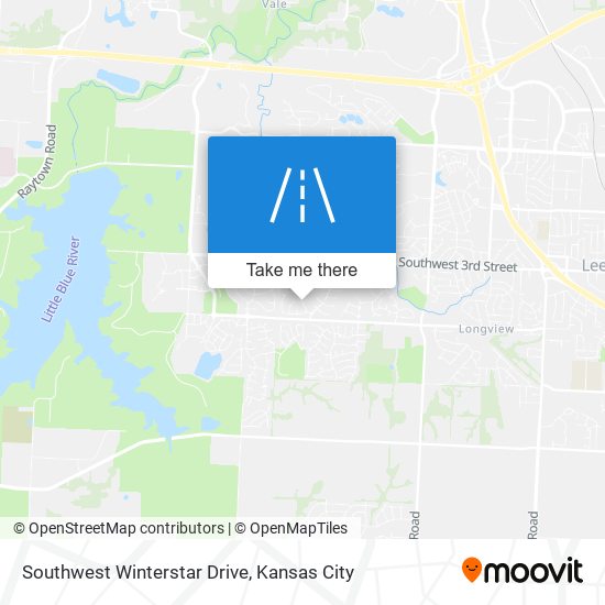 Mapa de Southwest Winterstar Drive